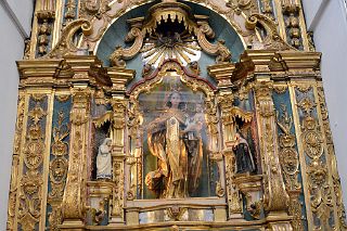 06 Basilica de Pilar Altar of the Virgen del Carmen Recoleta Buenos Aires